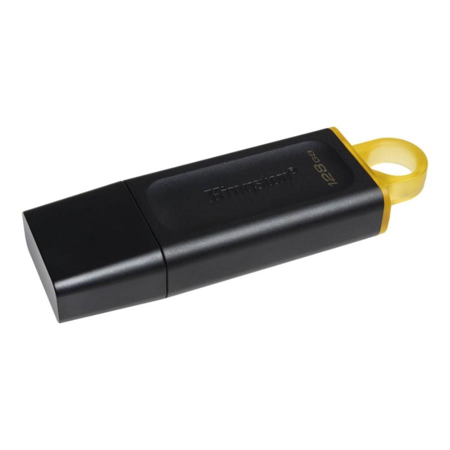 Kingston DataTraveler Exodia 128 Gb - Pendrive USB-A 3.2 Gen 1 - 128 GB - Leitura: 120 MB/s; Gravação: 27 MB/s - Preto/Amarelo - DTX/128GB