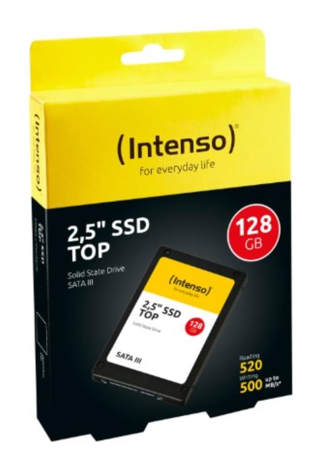 Intenso TOP 128 GB - Disque SSD SATA3 2,5” 128 Go - 3812430