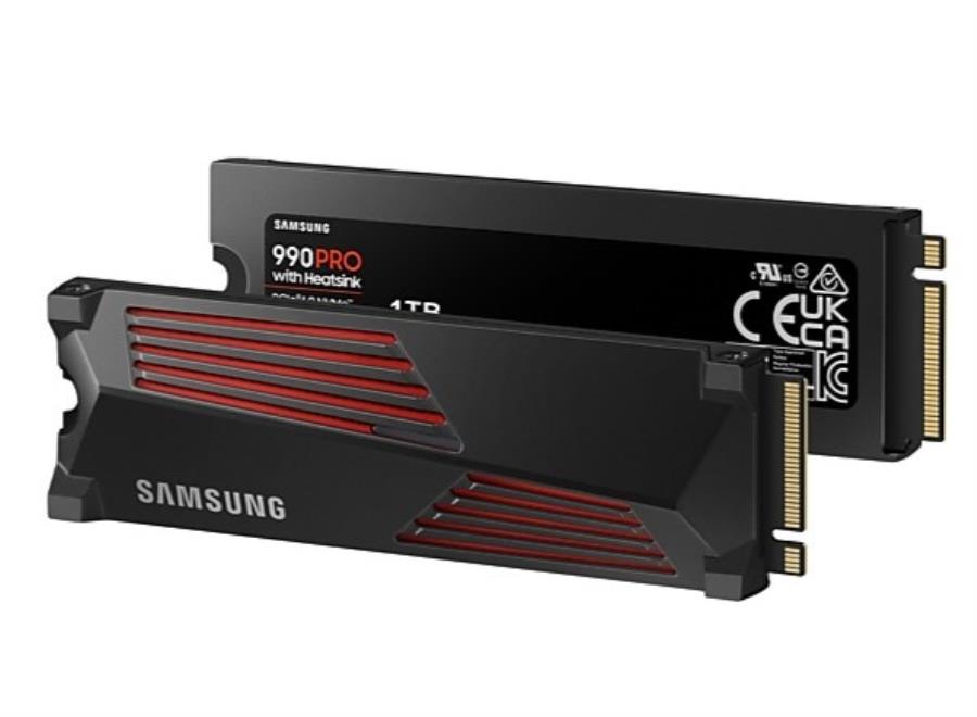 Samsung - 1TB PCIe 4.0 M.2 NVMe SSD with Heatsink - MZ-V9P1T0CW