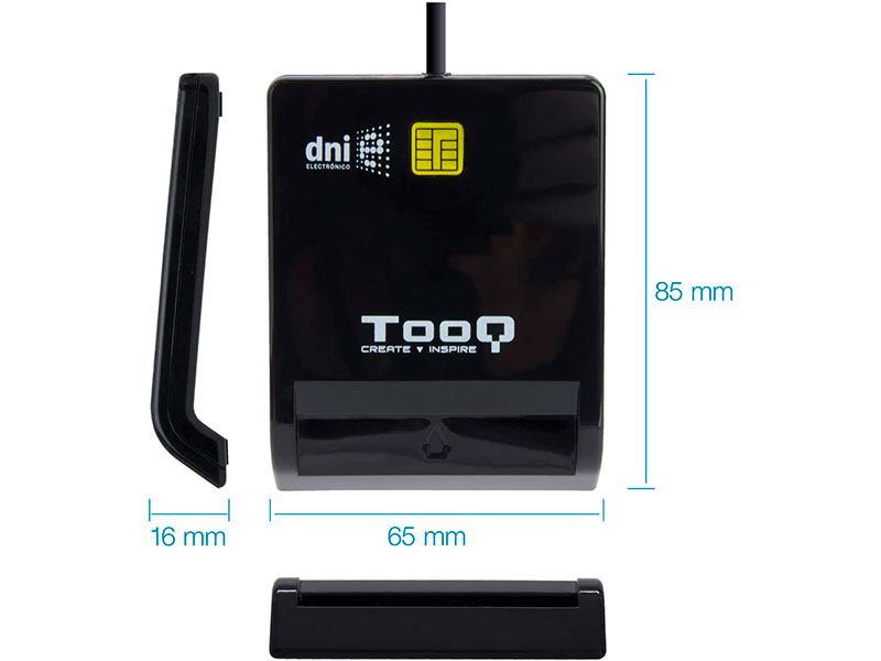 TOOQ TQR-210B - Lecteur DNIe USB 2.0
