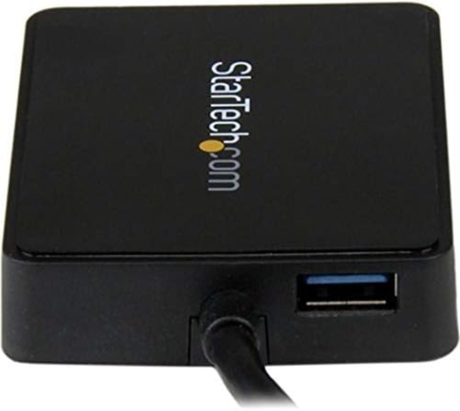 StarTech.com USB32000SPT - USB-A to 2 x Gigabit Ethernet + USB Adapter
