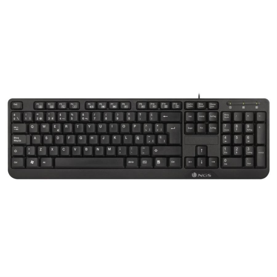 NGS FUNKY V3 - Teclado Multimedia USB - Negro