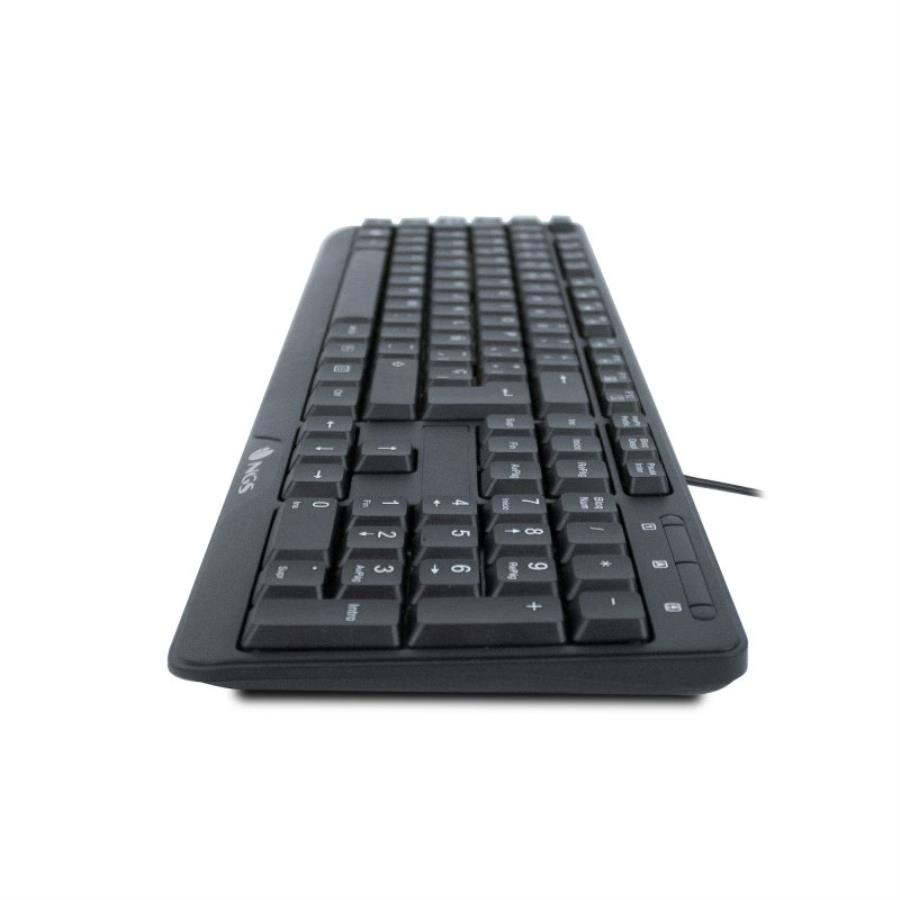 NGS FUNKY V3 - Clavier multimédia USB - Noir