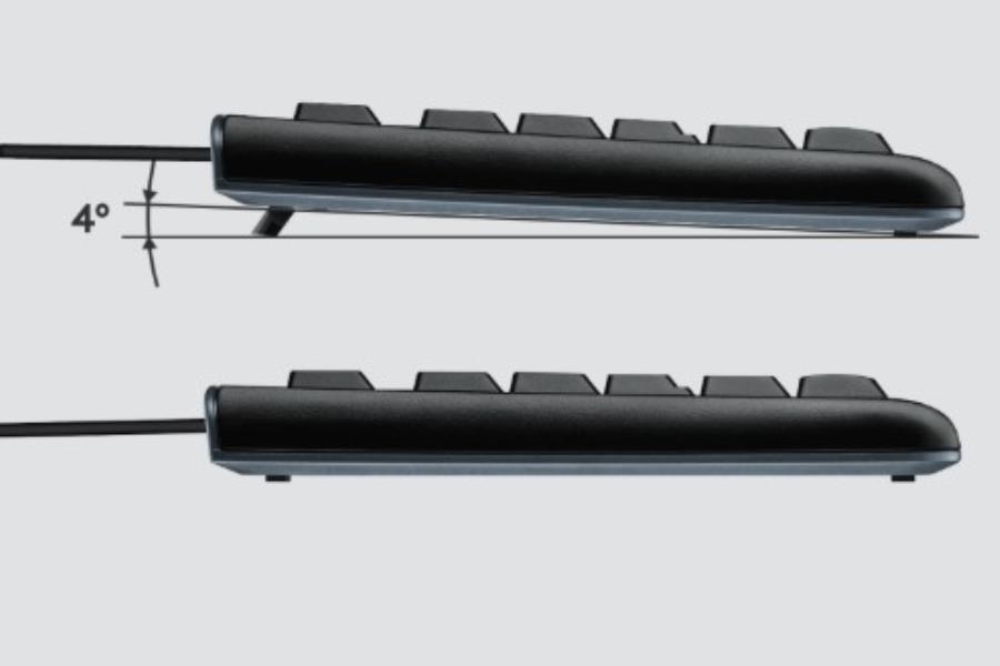 Logitech MK3120 USB - Clavier et souris filaires USB - Noir - 920-002550