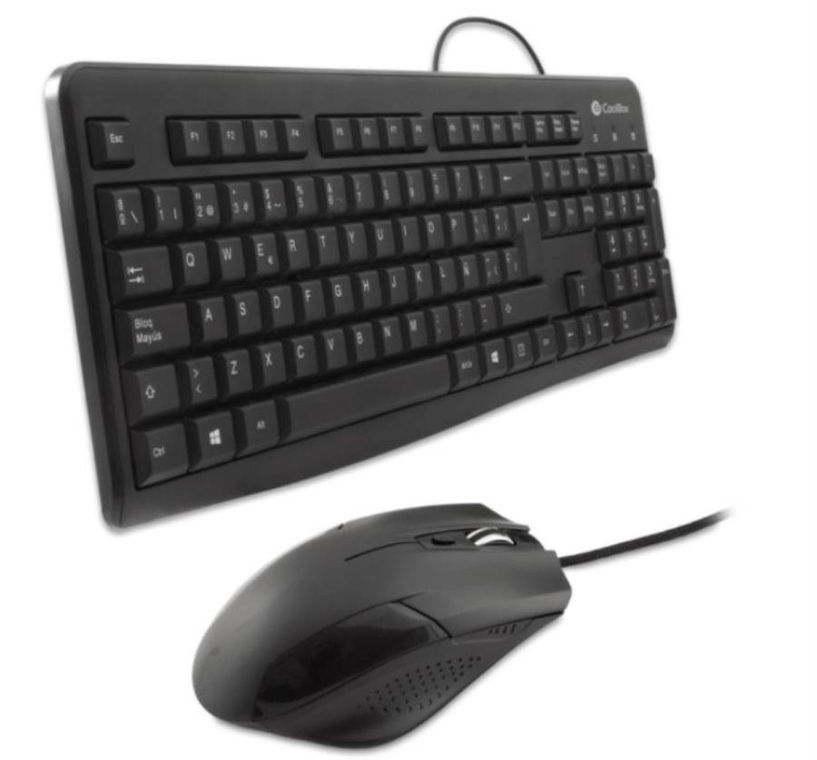 CoolBox COO-KTR-01U - Teclado y Ratón USB