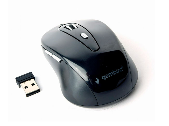 Gembird MUSW-6B-01 - Ratón Inalámbico 2.4 Ghz 6 Botones