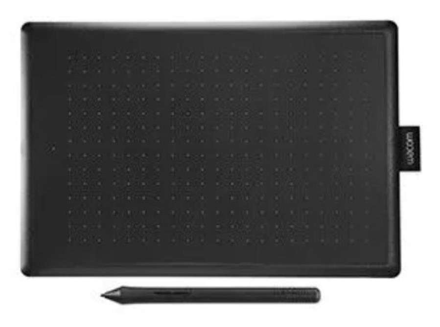 Wacom One by Wacom M - Tablette numérisée avec stylet numérique sensible à la pression - Taille moyenne - CTL-672-S
