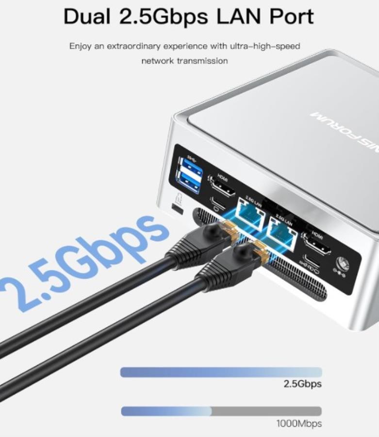 MINISFORUM Venus NAB9 32+1TB - Mini PC Intel Core i9 - 12900Hk avec 14 cœurs 4,70 GHz - 32 Go DDR4 et 1 To SSD