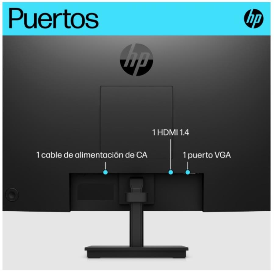HP P24v G5 - Moniteur 24” - FHD (1920 X 1080) FULL HD - Noir - 64W18AA#ABB