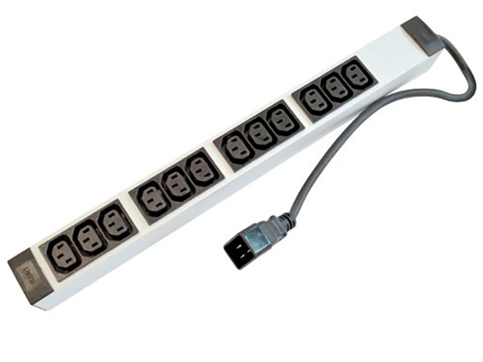 Plenty PLA435-12C13-C20 - Base Rede 12 Tomadas IEC 60320 C13 e Entrada IEC 60320 C20 - PDU - RN3028