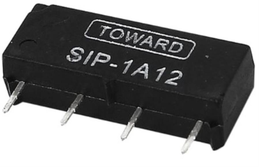 SIP-1A12 - Relé reed 12 Vcc - SPST 1 NO - 0,5 A