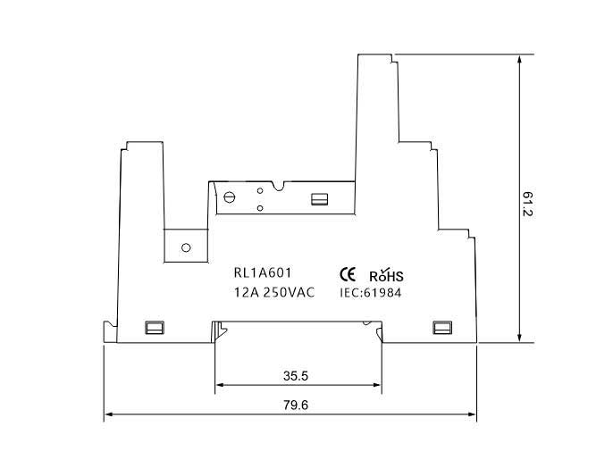 SWITCHTRONIX - Rail de Basse DIN Relais 1 Circuit