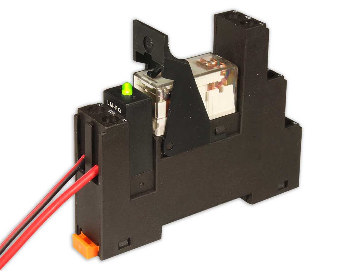 SWITCHTRONIX - Rail de Basse DIN Relais 2 Circuits