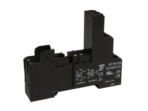 TE Connectivity RT78726 - Base Relais 2 Circuits - 6-1415035-1