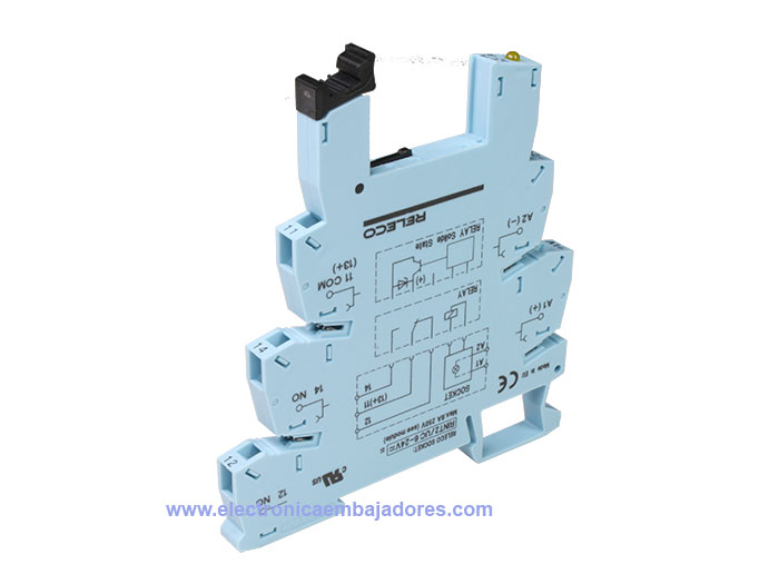 Releco - 1 Pole Relay Socket - ST 3F LC4