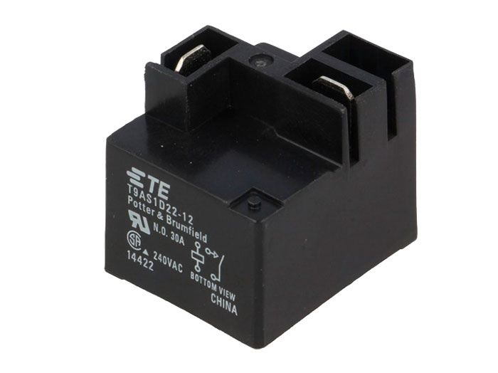 TE Connectivity T9AS1D22-12 - Power Relay 12 Vdc SPST 1 NO 30 A - TE 1-1419104-7