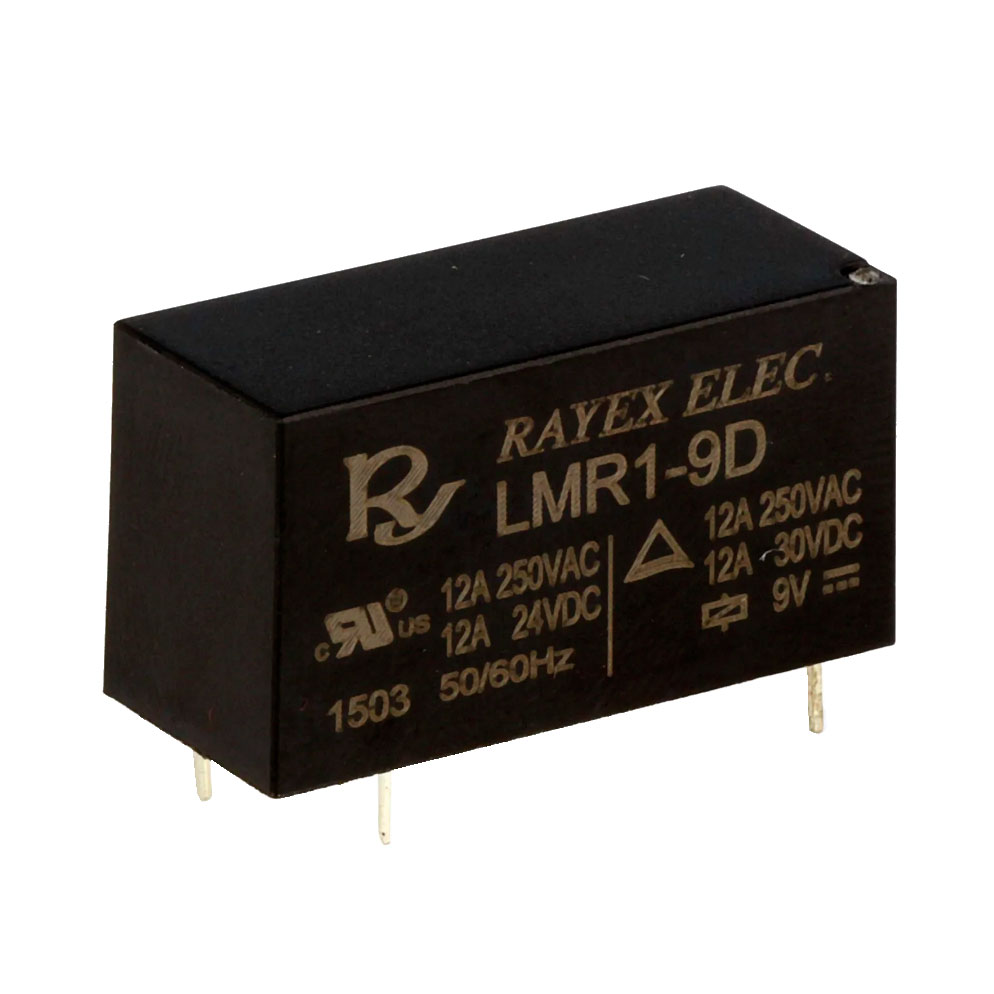 Rayex Electronics LMR1-9D - Relé Convencional 9 Vcc SPDT 1 CO 12 A