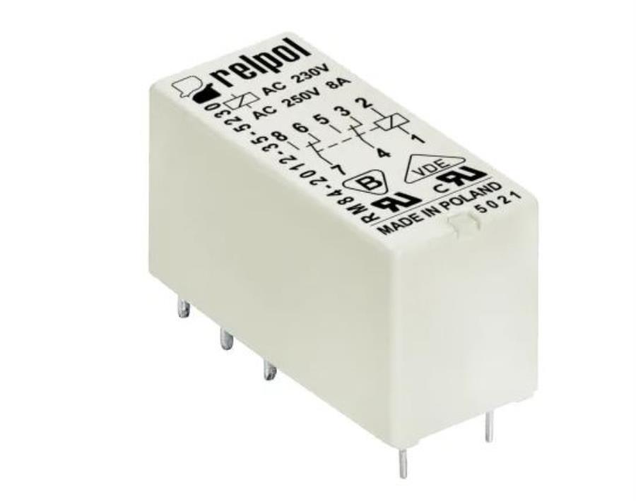Relpol - Relais Conventionnel 9 Vcc DPDT 2 CO 5 A - RM84-2012-35-1009