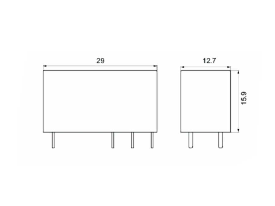 SWITCHTRONIX - Relais Conventionnel 24 Vcc DPDT 2 CO 8 A