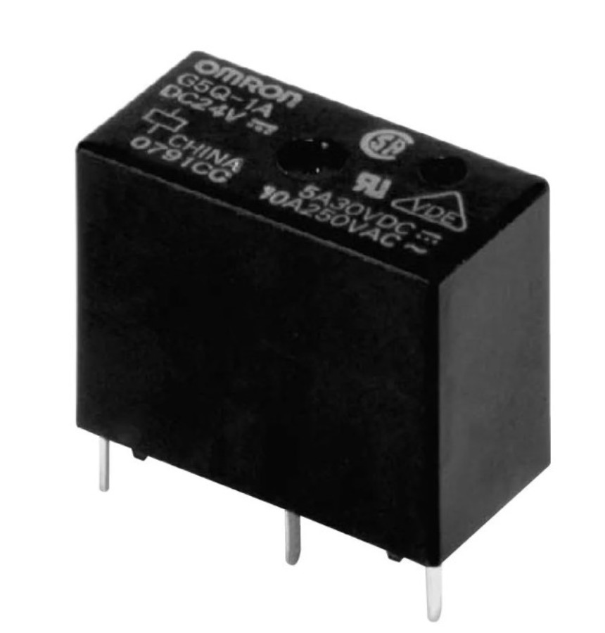 Omron G5Q-1A-EU 24VDC - Relé Convencional 24 Vcc SPDT 1 C/O 10 A