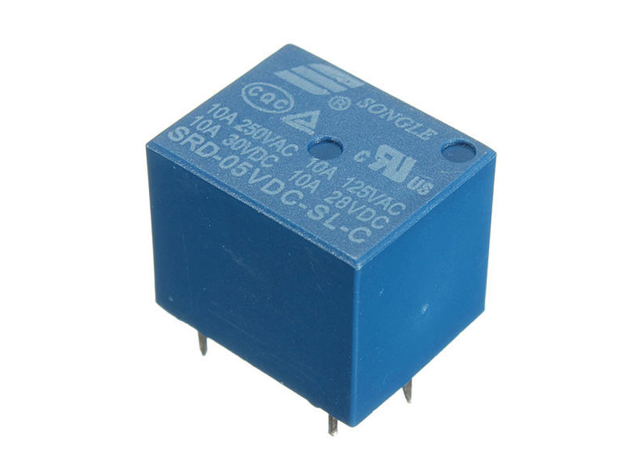 Songle Relay SRD- 05VDC - Relais conventionnel 5 Vdc SPDT 1 CO 10 A - SRD-05VDC