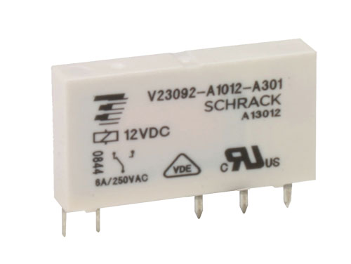 TE Connectivity V23092-A1012-A301 - Relé Miniatura 12 Vcc SPDT 1 CO 6 A - TE 1393236-7