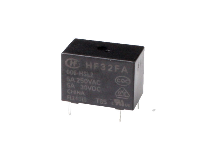 Hongfa HF32FA/006-HSL2 - Relé Miniatura 6 Vcc SPDT-NO 5 A