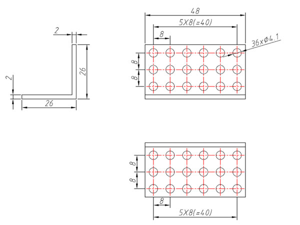 Makeblock - Placa 3X6 - Azul - 61508