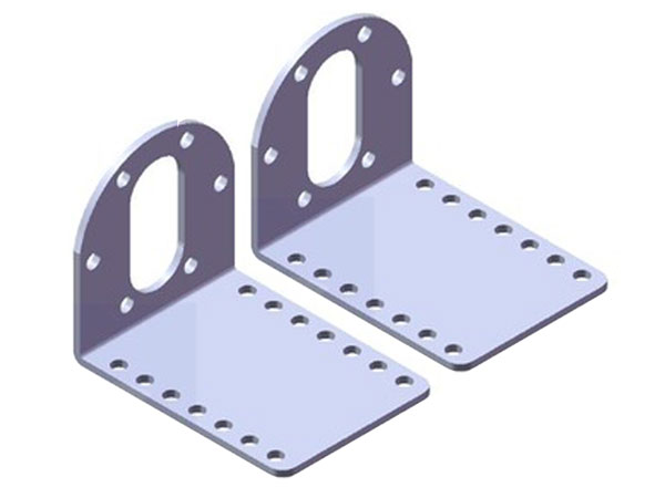 Couple de Supports Aluminium pour Moteur 37D (MM11357)