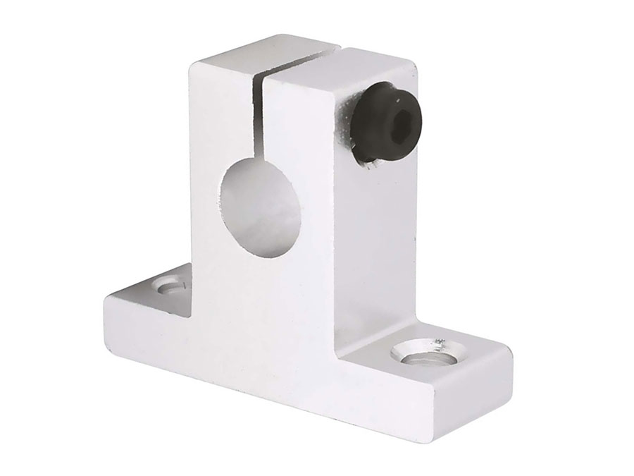 Support pour tige plane horizontale Ø8MM