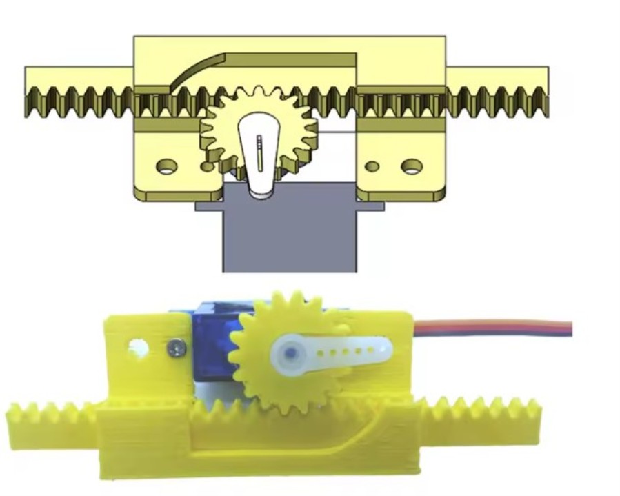 Linear motion kit for servo
