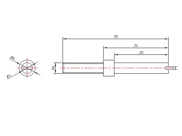 Makeblock - Eje M4 - 39 mm - 85008