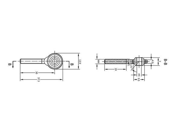 Makeblock - Cabeça Giratória M4 - Macho - 87302