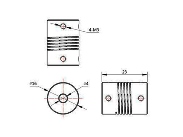 Makeblock - Junta Flexível 4 mm - 84720