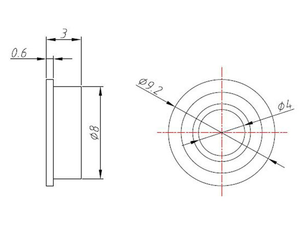 Makeblock - Rodamiento 4 x 8 x 3 mm - 87330