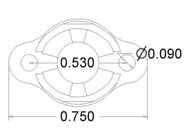 Rueda Loca Metálica 9,5 mm - 951