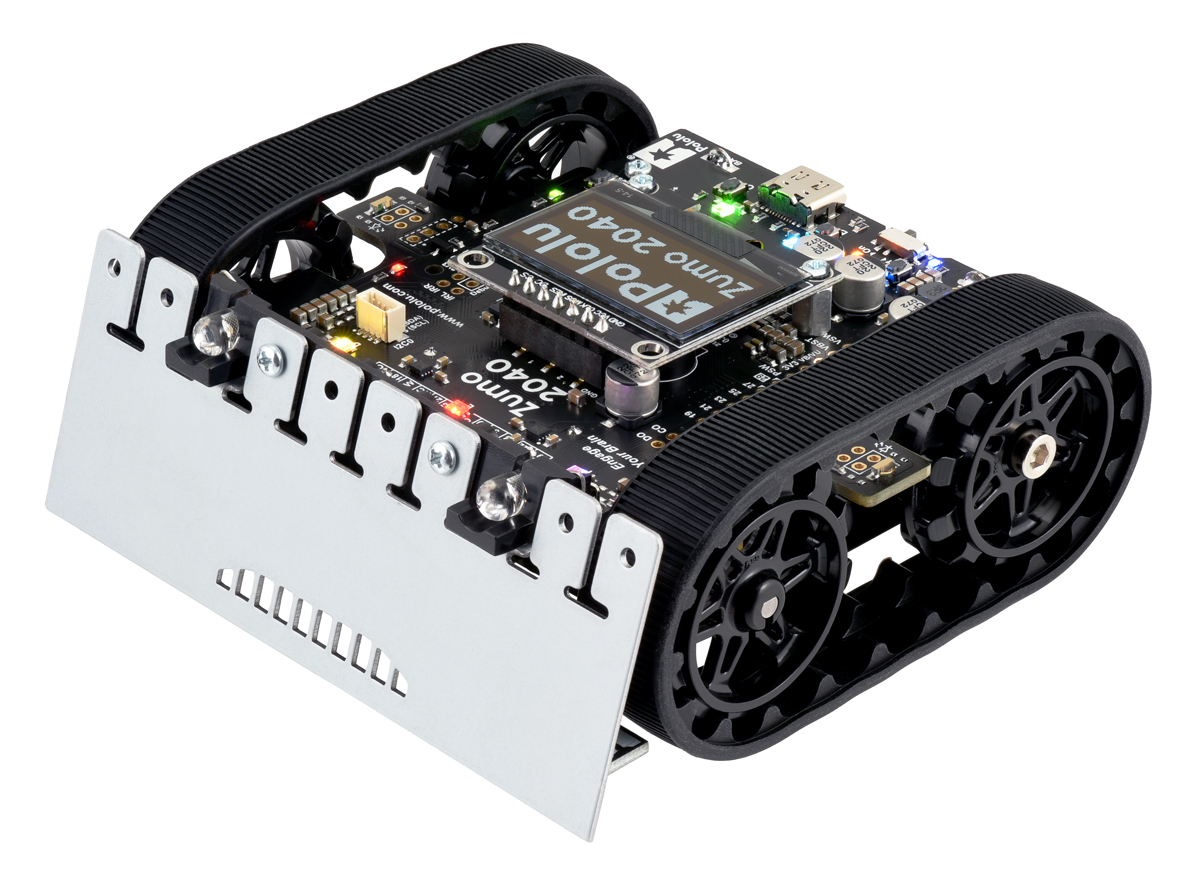 Pololu Zumo 2040 Robot (Assembled with 100:1 HP Motors) - Robô de Sumo Montado - 5013