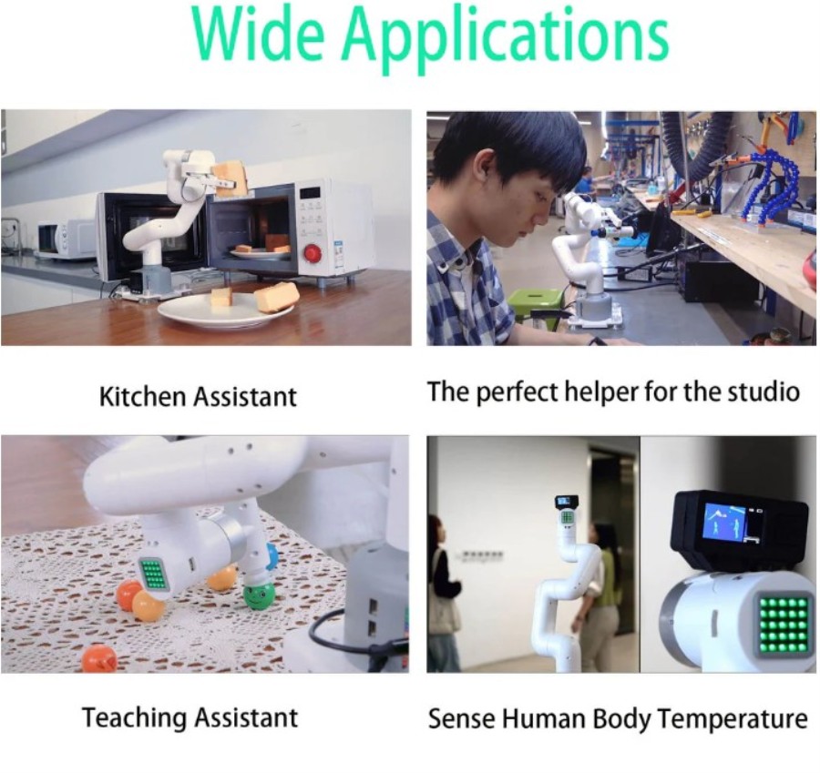 Elephant Robotics myCobot 280 M5Stack 2023+AI Kit 2023 - Brazo robótico colaborativo - 4010100015-6