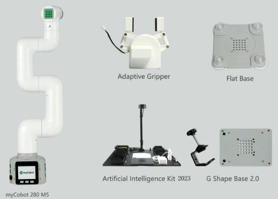 Elephant Robotics myCobot 280 M5Stack 2023 All-in-one suite - Brazo robótico colaborativo - 4010100015-7