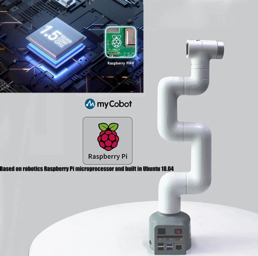 Elephant Robotics myCobot 280 Raspberry Pi 2023+AI Kit 2023 - Brazo robótico colaborativo versión Raspberry Pi - 4010100016-6