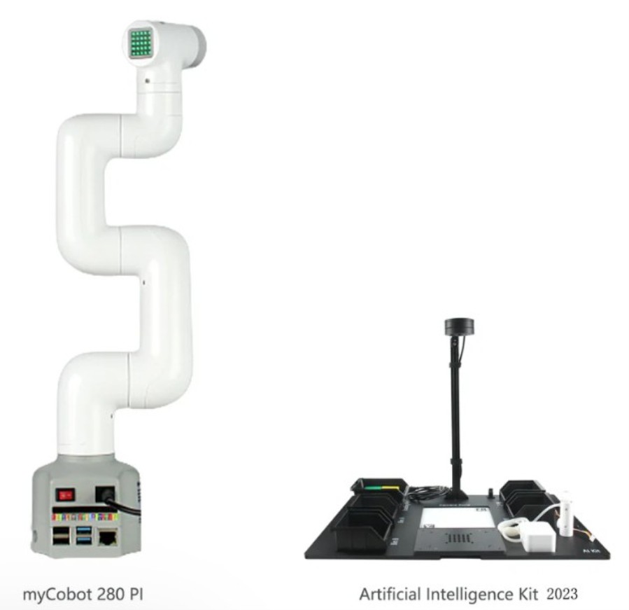 Elephant Robotics myCobot 280 Raspberry Pi 2023+AI Kit 2023 - Brazo robótico colaborativo versión Raspberry Pi - 4010100016-6