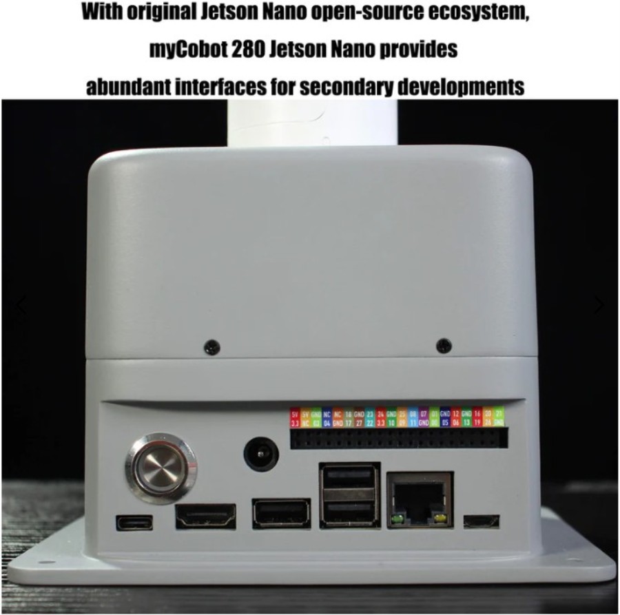 Elephant Robotics myCobot 280 Jetson Nano+AI Kit 2023 - Brazo robótico colaborativo versión Jetson Nano - 4010100018-3