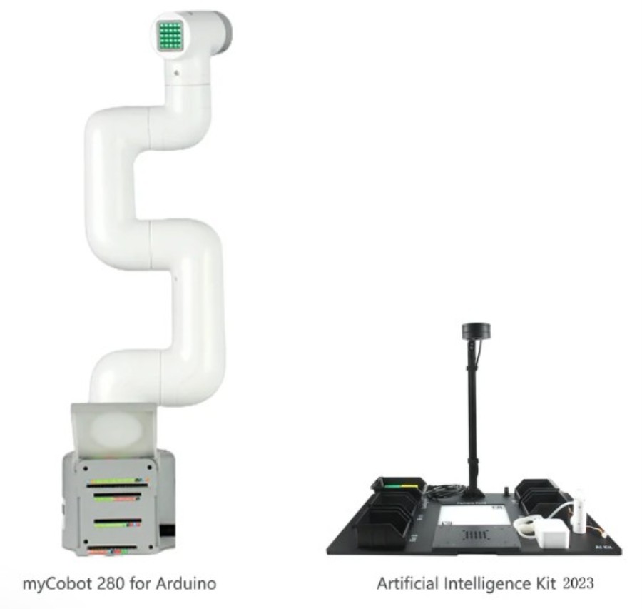 Elephant Robotics myCobot 280 for Arduino+AI Kit 2023 - Brazo robótico colaborativo versión Arduino - 4010100017-3