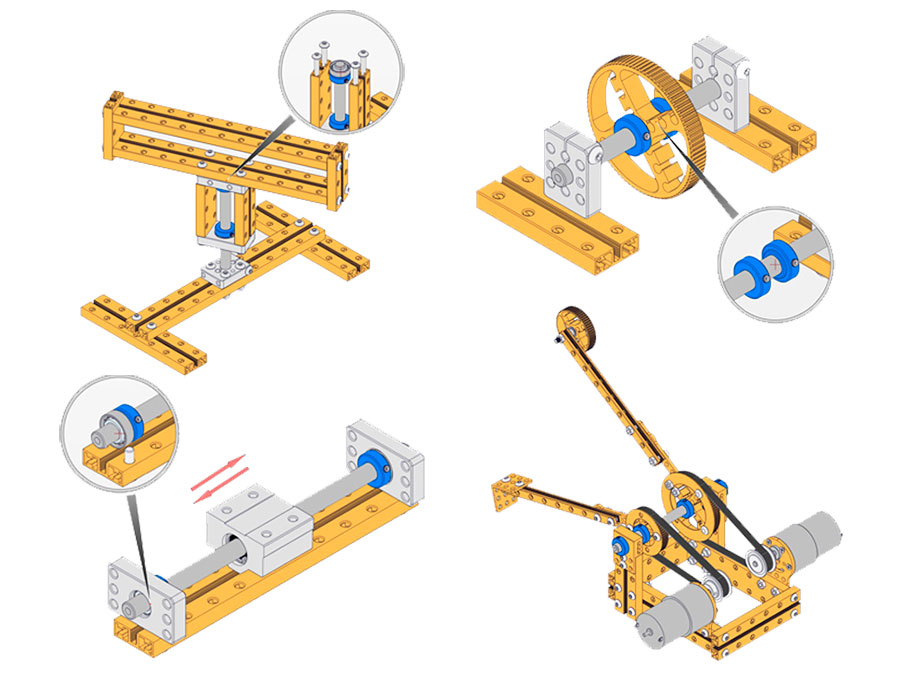 Makeblock - Shaft collar Ø 8 mm - 84754