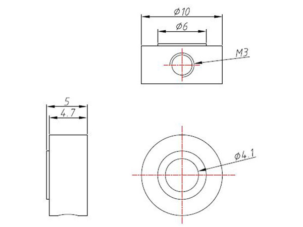 Makeblock - Collar Eje Ø4 mm - 84750