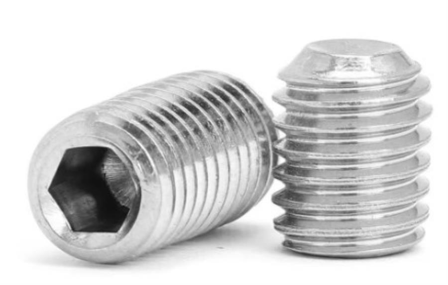 Tornillo prisionero hexagonal liso de acero inoxidable M3 x 20 mm - 50 Unidades