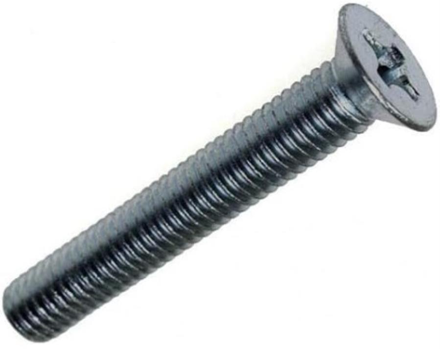 Bossard 1544322 - Tornillo cónico de acero resistente al ácido A4 - M4 x 16 - Pozidriv PZ2 - DIN 965A - 100 Unidades