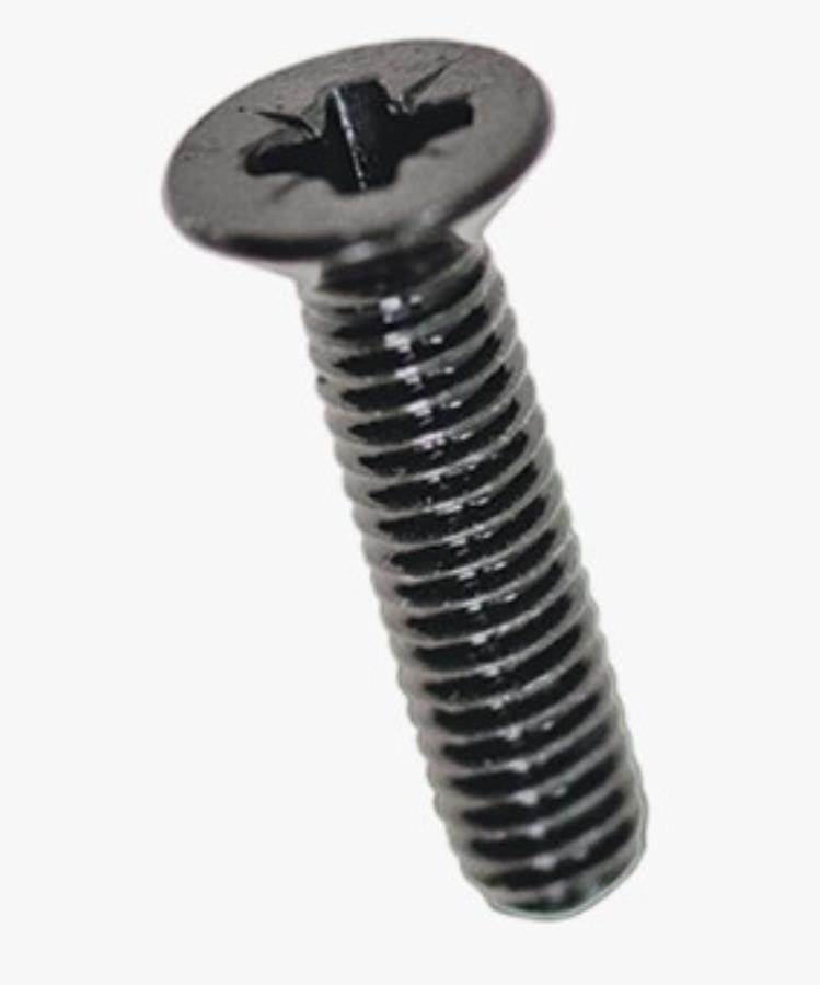 Bossard 5401307 - Vis conique en acier noirci - M4 x 16 - Pozidriv PZ2 - DIN 965A - 1000 Unités