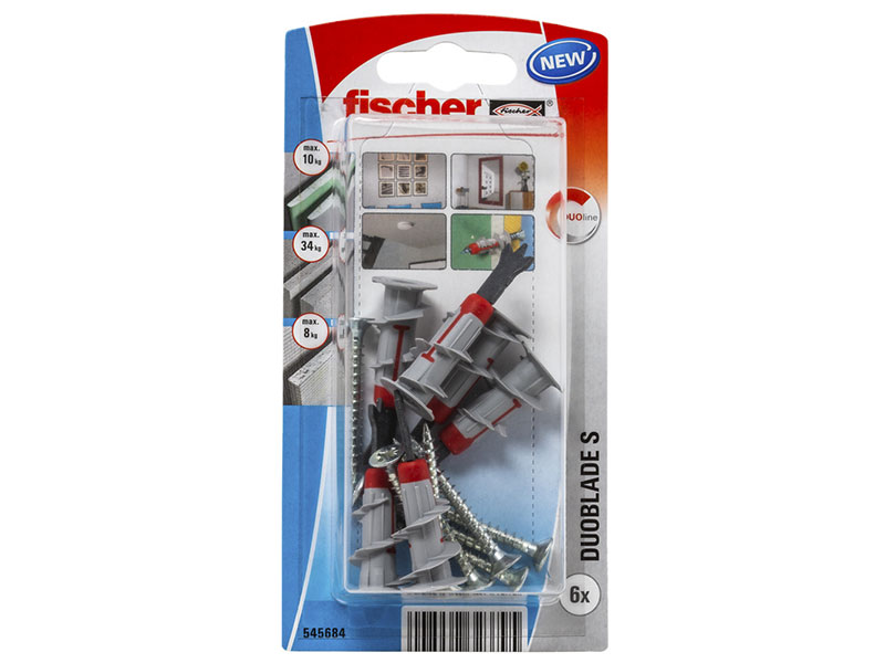 Fischer DuoBlade S K NV - Pladur Fixação - Blister 6 unidades - 545684