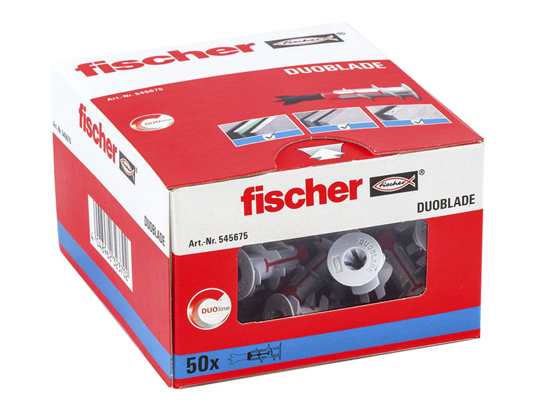 Fischer DuoBlade S K NV - Fixation Pladur - Boîte de 50 unités - 545675
